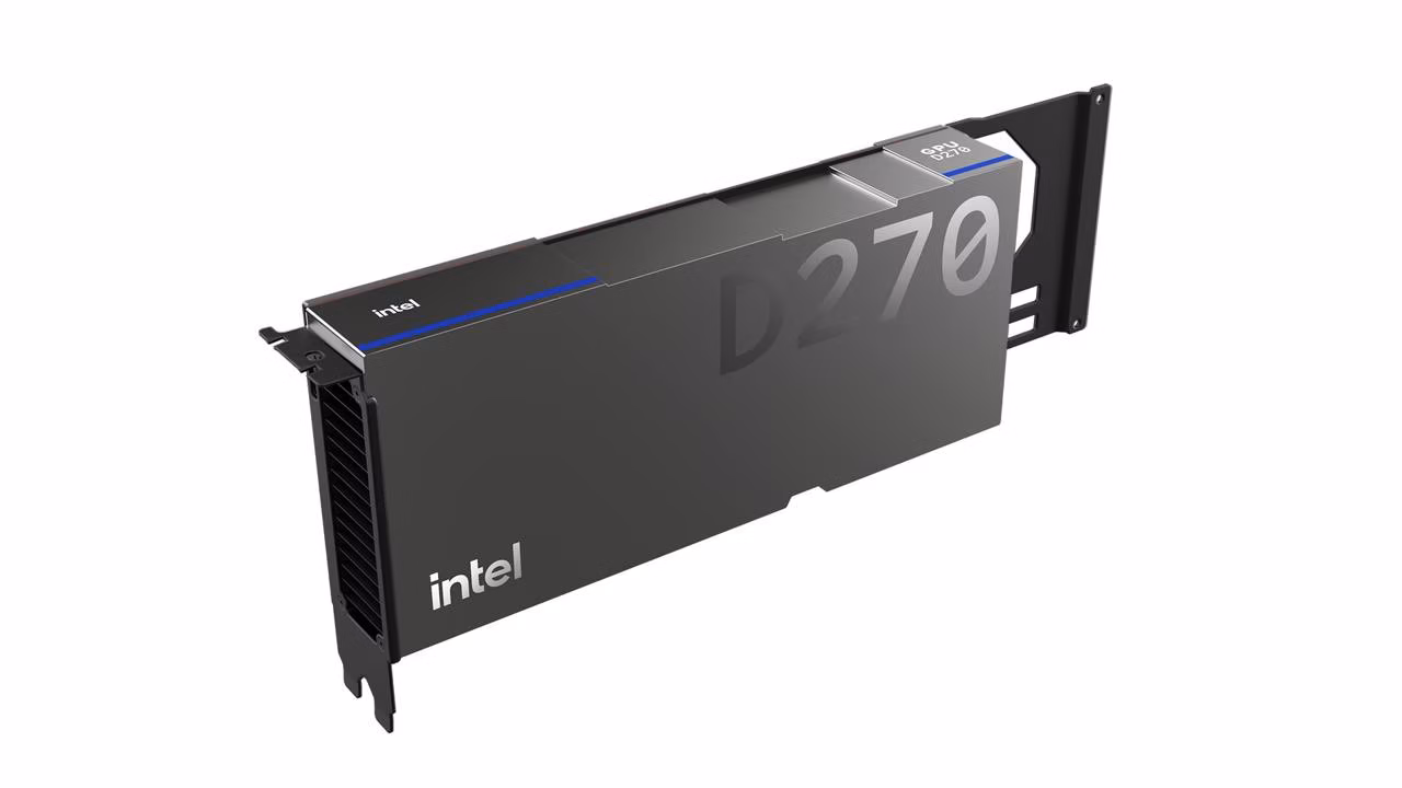 Official Intel GPU D270 product render — Intel Corporation